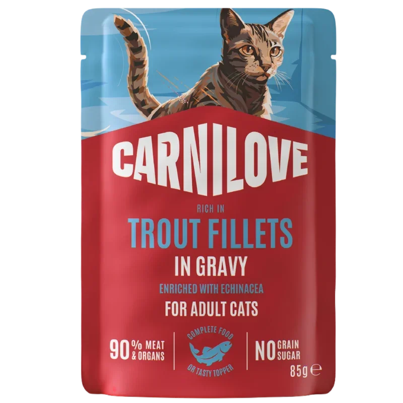 Carnilove Cat PB Gravy Trout 85 g
