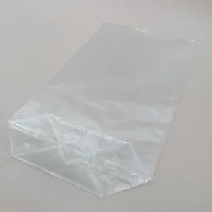 Cross Bottom Bags Clear 145x52x235mm