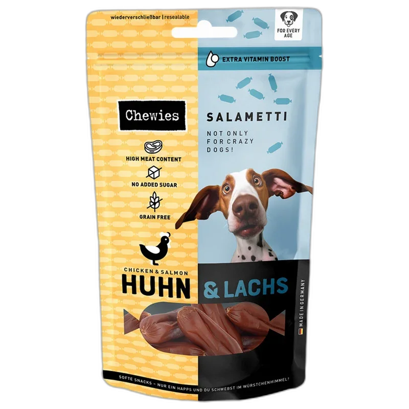 Chewies SALAMETTI Huhn mit Lachs 200 g