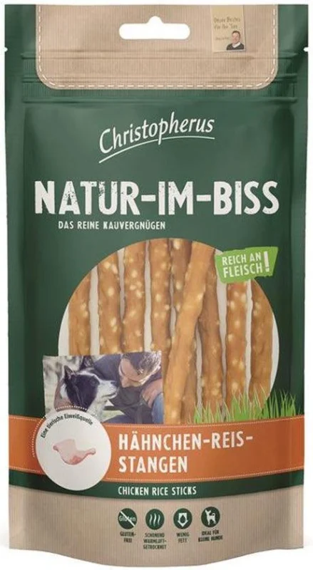 Christopherus Snack Hähnchen-Reis-Stangen zoo-de