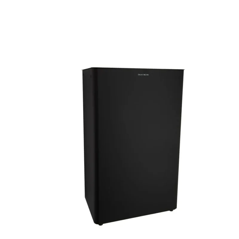 CWS ObjectLine Abfallbehälter 40 Liter, Edelstahl Schwarz