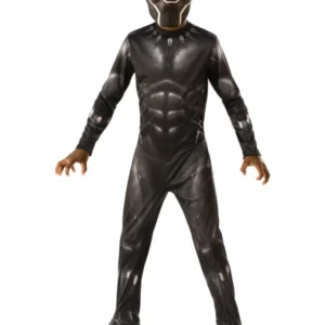 Déguisement classique Black Panther Infinity War pour garçon noir avec masque