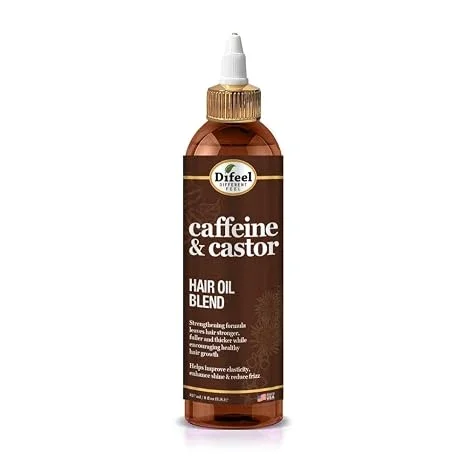 Difeel Caffeine & Castor Premium Hair Oil 8 oz - gtworld.de