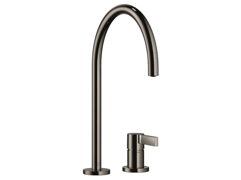 Dornbracht Tara Ultra Zweilochbatterie Dark Chrome 32815875-19 Hochdruckarmatur