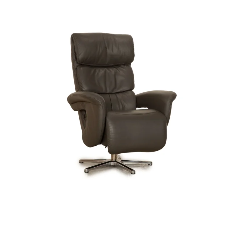 Himolla Easyswing Leder Sessel Schwarz manuelle Funktion Größe XL