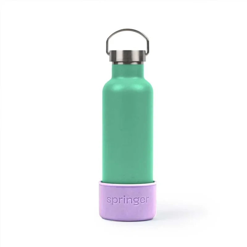 Springland Pets Dog & Me Travel Bottle, Green/Lilac 710 ml Trinkflasche