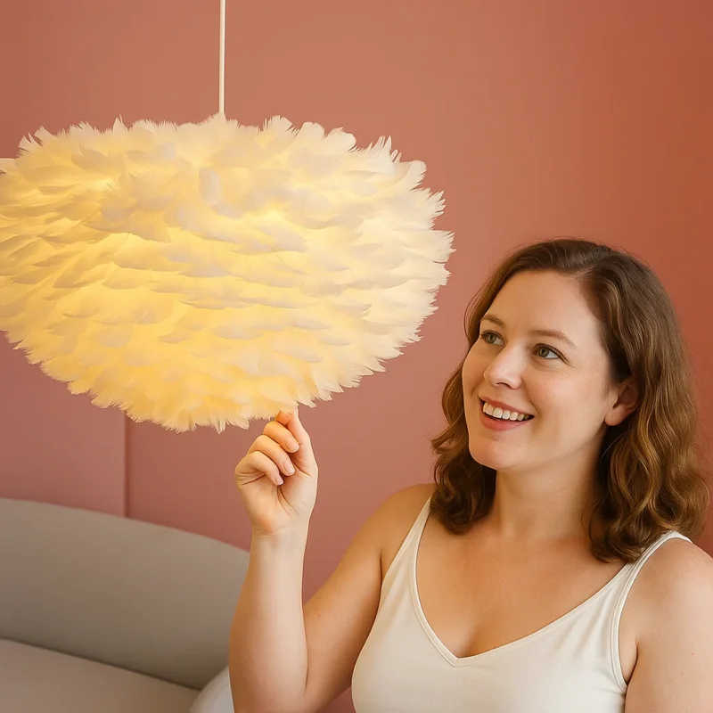 Cloud Like Realistic Feather Kronleuchter | Brehn