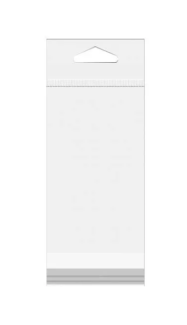 Headerbags 3.8x20.3cm Reclosable and Crystal Clear
