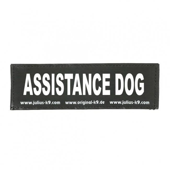 Julius K9 Logo Klettsticker groß A - F – ASSISTANCE DOG