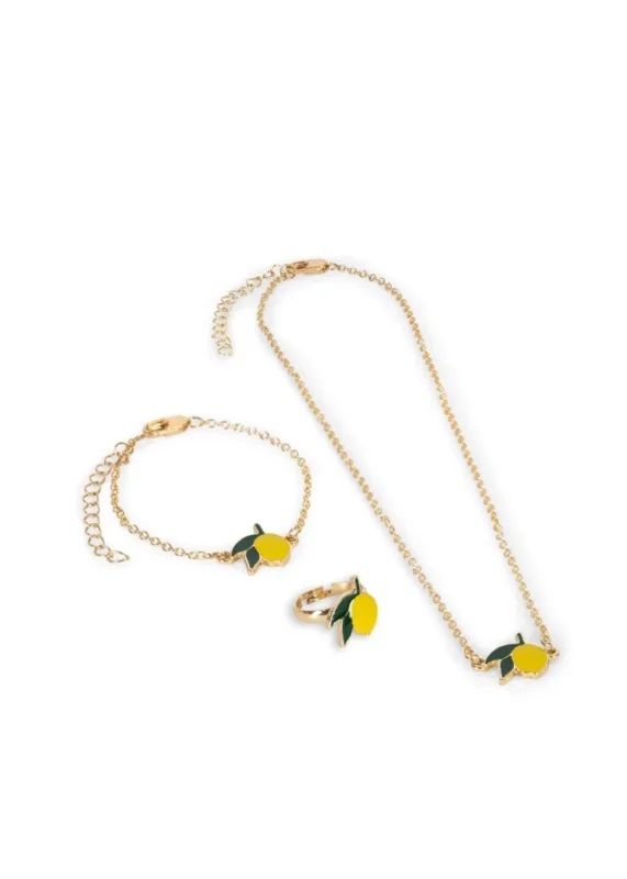 Konges Slojd Lemon Sieradenset Gold koop je bij Babywinkel