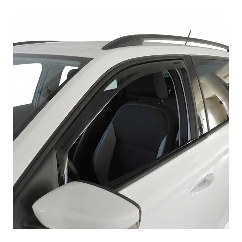 Windabweiser Regenabweiser für Skoda Fabia 2014-2020 Dunkel Acryl 2tlg