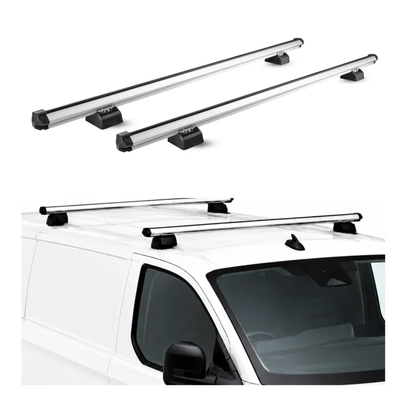 Dachträger für Mercedes Vito II W639 2003-2014 H1 2-Träger Aluminium Silber