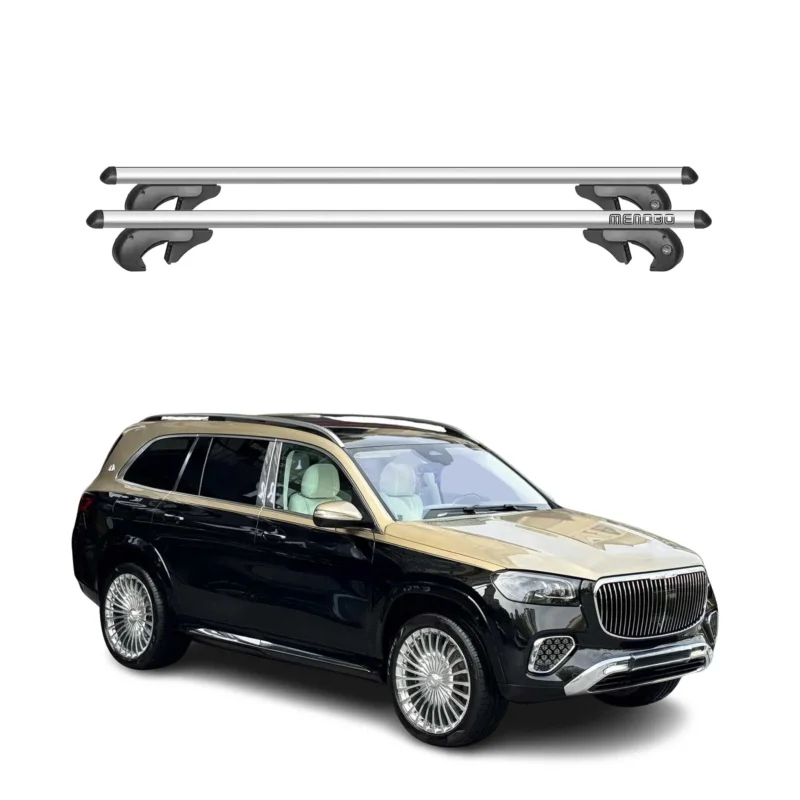 Menabo Dachträger Grundtäger für Mercedes GLS X167 2020-2026 90kg Alu Silber 2x