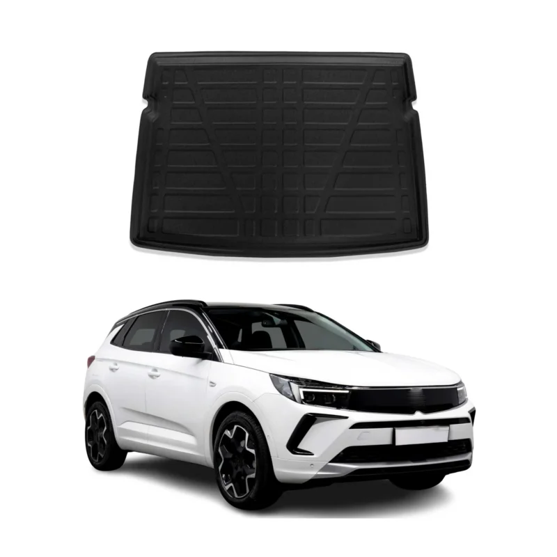 Kofferraumwanne Laderaumwanne für Opel Crossland 2021-2024 Obere Gummi TPE