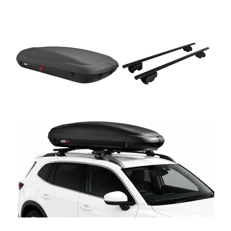 Carbonlook Dachbox 400L + Dachträger Ford Kuga III 2019-2026 Schwarz