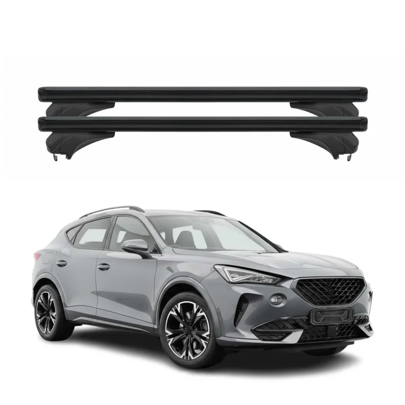 Menabo Dachträger Grundtäger für Cupra Formentor 2024-2026 FL Alu Schwarz 2 tlg