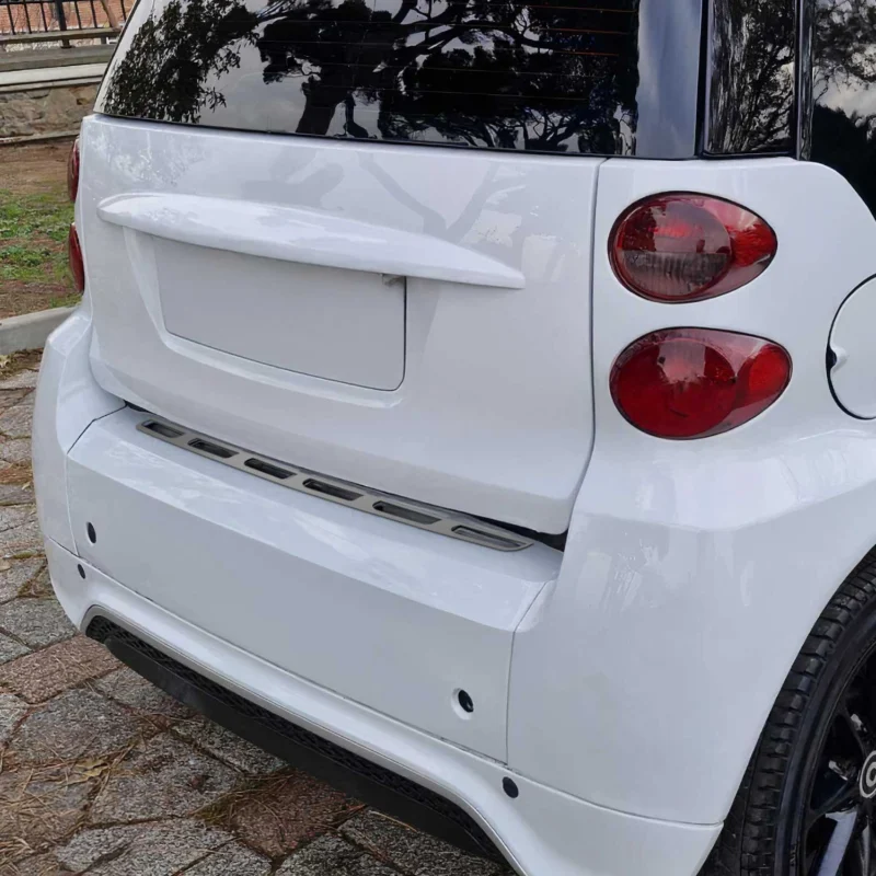 Ladekantenschutz Stoßstange für Smart ForTwo II W451 2007-2014 Edelstahl Chrom