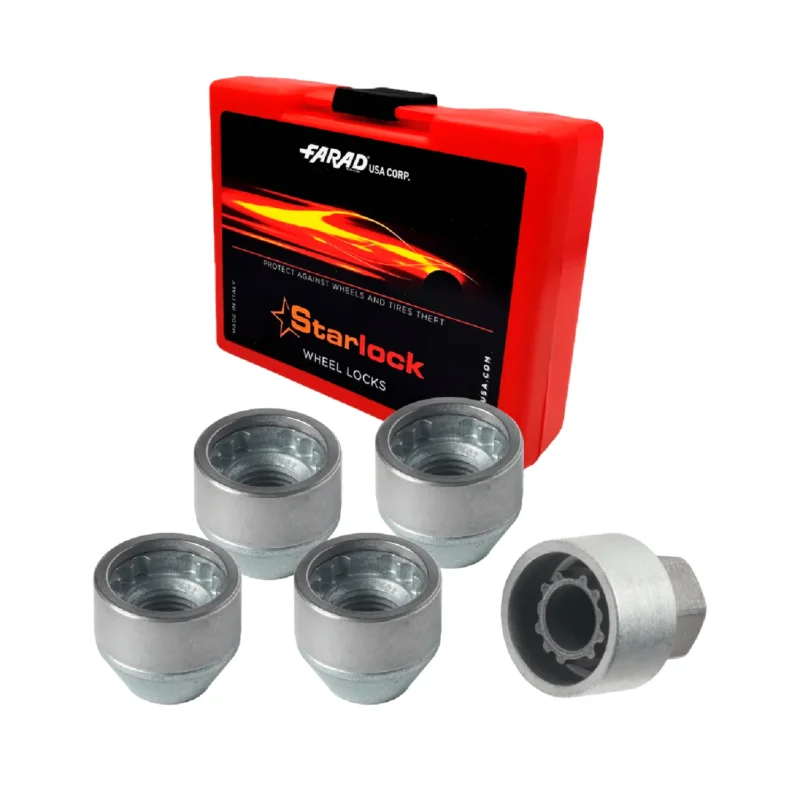 Radschloss Radschrauben Satz für Suzuki Ignis bis 2002 Silber 4tlg M12X1.5