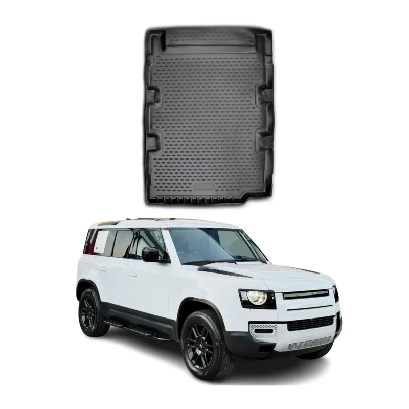 Kofferraummatte Kofferraumwanne für Land Rover Defender 110 2007-2021 Gummi TPE