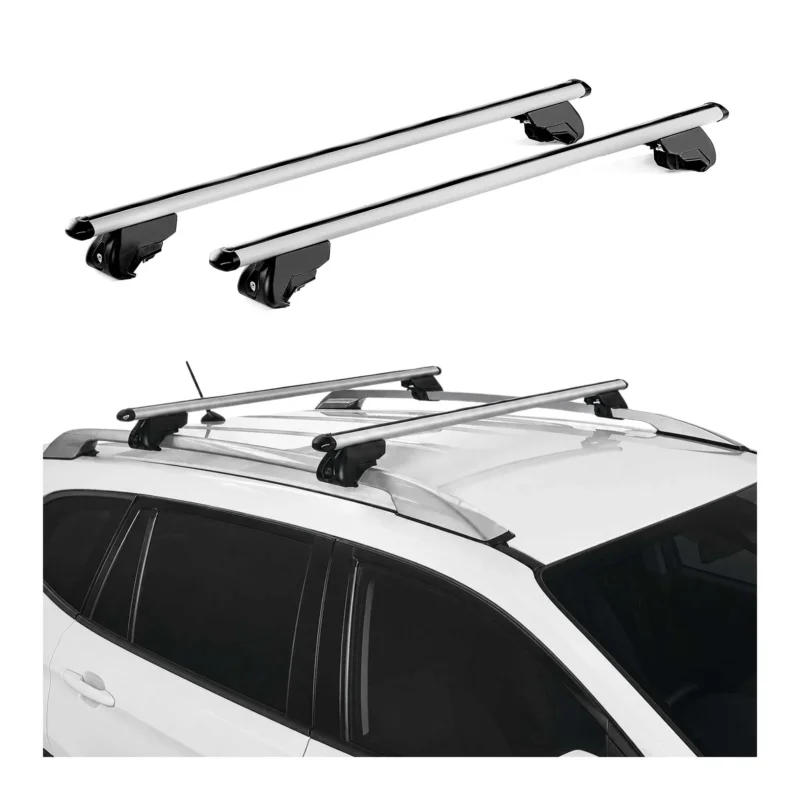 Dachträger für Dodge Journey 2008-2011 Aluminium Grau Dachgepäckträger