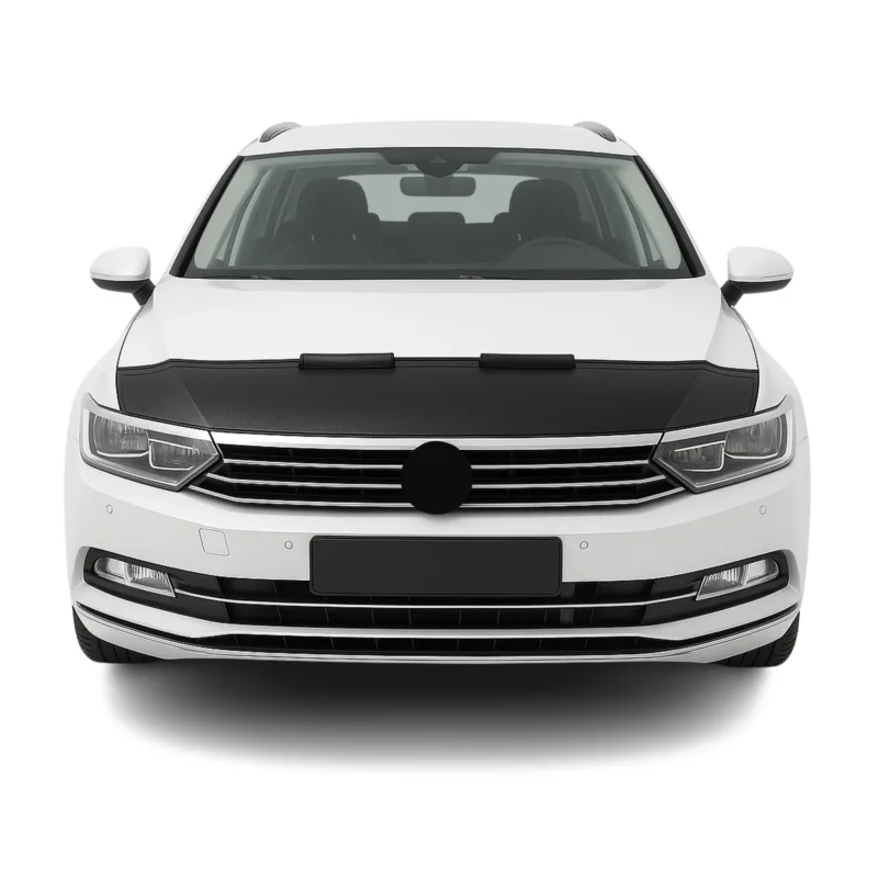 Haubenbra Steinschlagschutz Bonnet Bra für VW Passat B8 2014-2023 Schwarz Halb