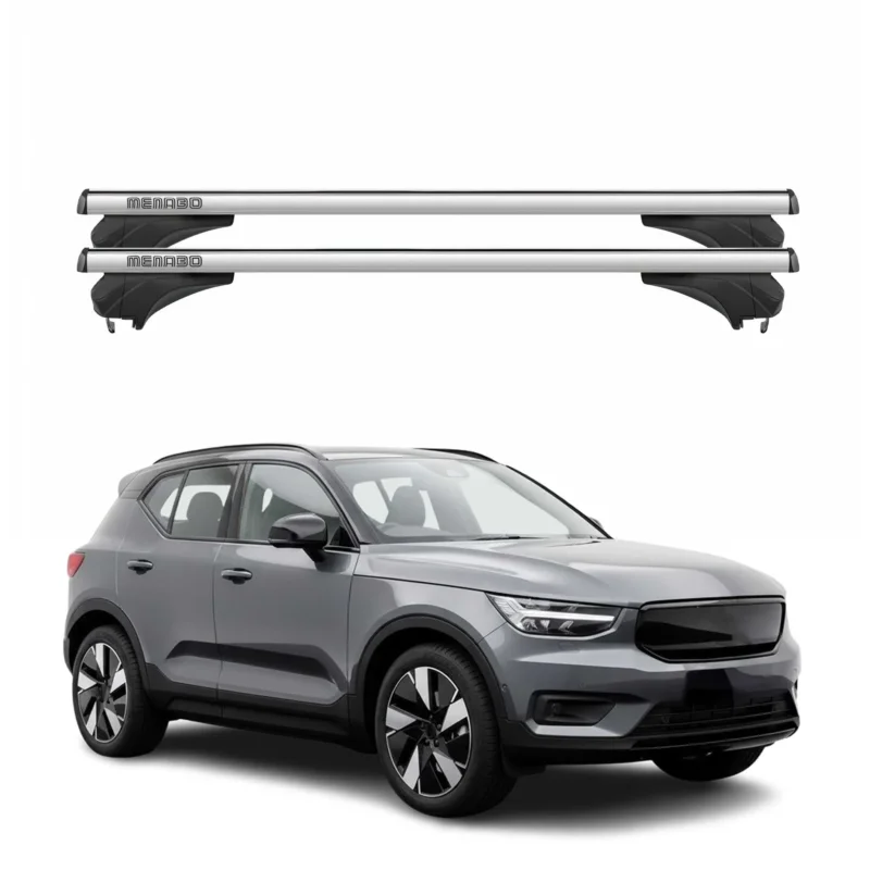 Menabo Dachträger Grundtäger für Volvo EX40 2024-2026 Aluminium Silber 2 tlg
