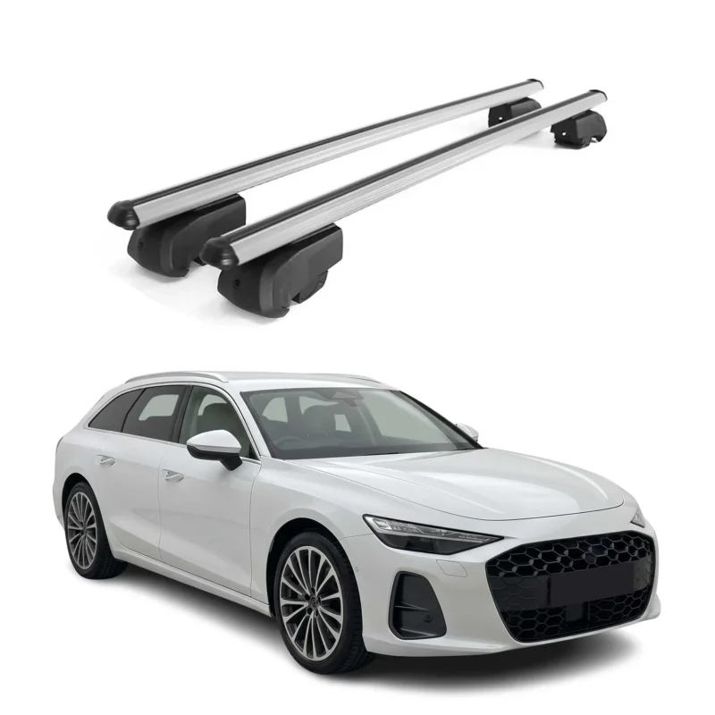 Dachträger Grundtäger für Audi A6 C9 Avant 2025-2026 75kg Alu Silber 2 tlg