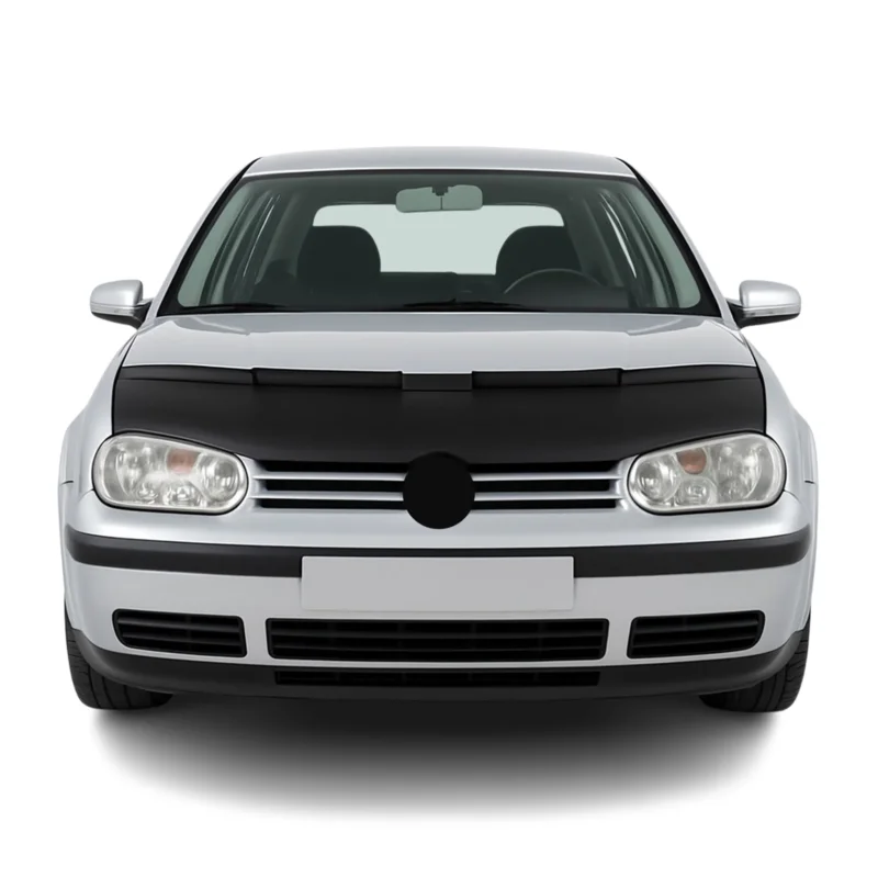 Haubenbra Steinschlagschutz Bonnet Bra für VW Golf 1997-2003 Schwarz Halb