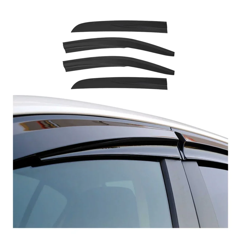 Windabweiser Regenabweiser für Opel Combo D 2011-2018 Schwarz Acrylic 4tlg