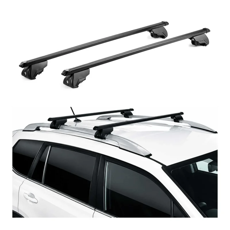 Dachträger für Dacia Logan Kombi 2013-2020 Stahl Schwarz Dachgepäckträger