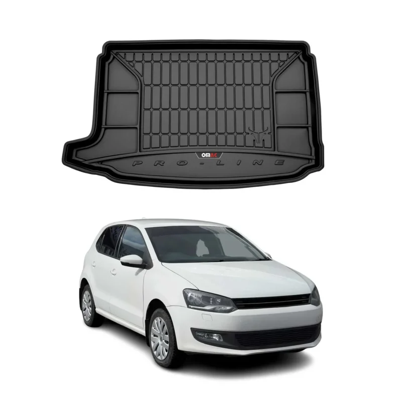 OMAC Gummi Kofferraumwanne für VW Polo Schrägheck 2009-2017 TPE Laderaumwanne