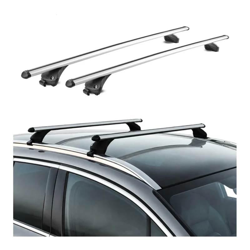 Quick Dachträger für Kia Niro I 2017-2022 Aluminium Silber Abschließbar 2x