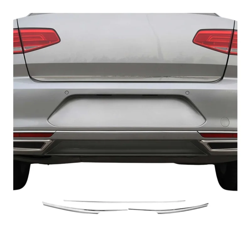 Kofferraumleiste Heckleiste für VW Passat B8.5 Limo Variant 2019-2021 Chrom 3tlg
