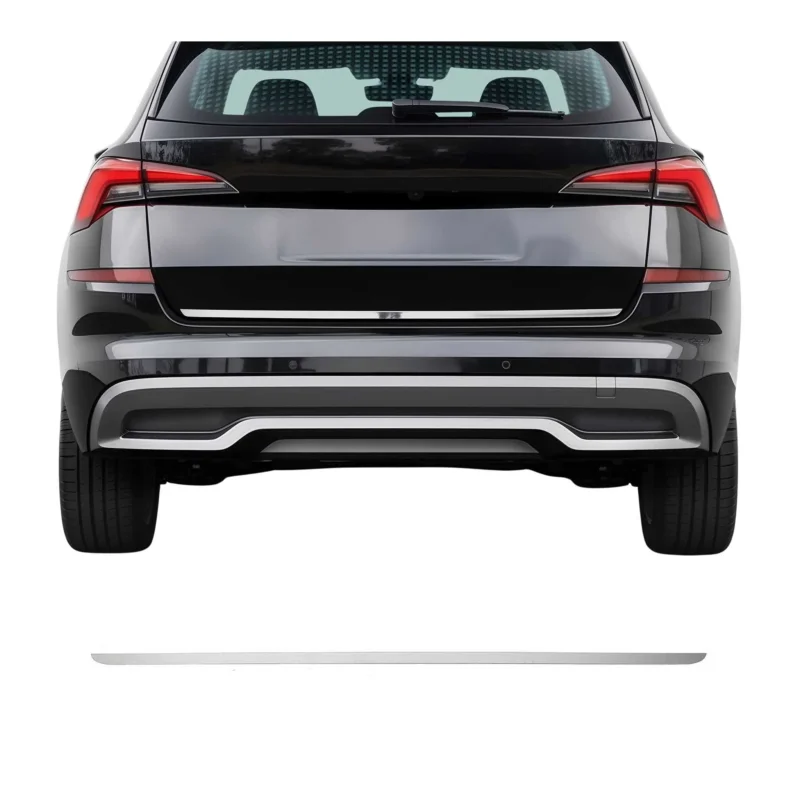 Kofferraumleiste Heckleiste für Skoda Kamiq 2019-2026 Untere Chrom Edelstahl