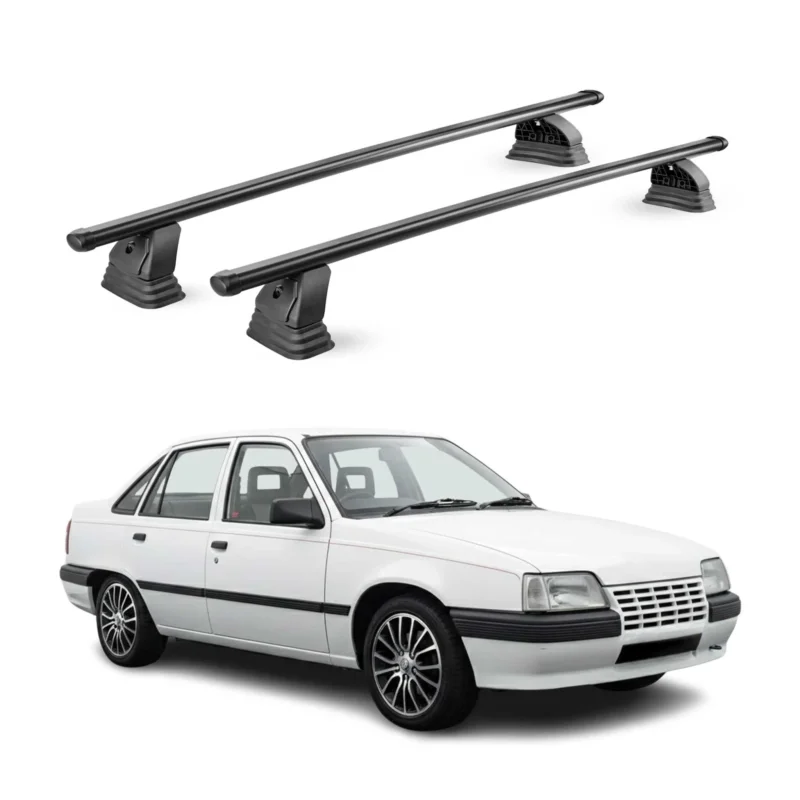 Stahl Dachträger für Opel Kadett E 1984-1995 Schrägheck Kombi TÜV 2tlg Schwarz