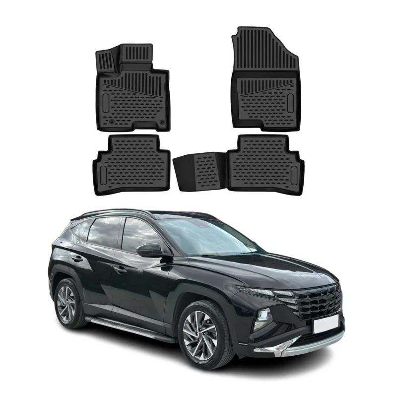 OMAC Gummimatten Fußmatten für Hyundai Tucson IV Diesel 2023-2026 Facelift TPE