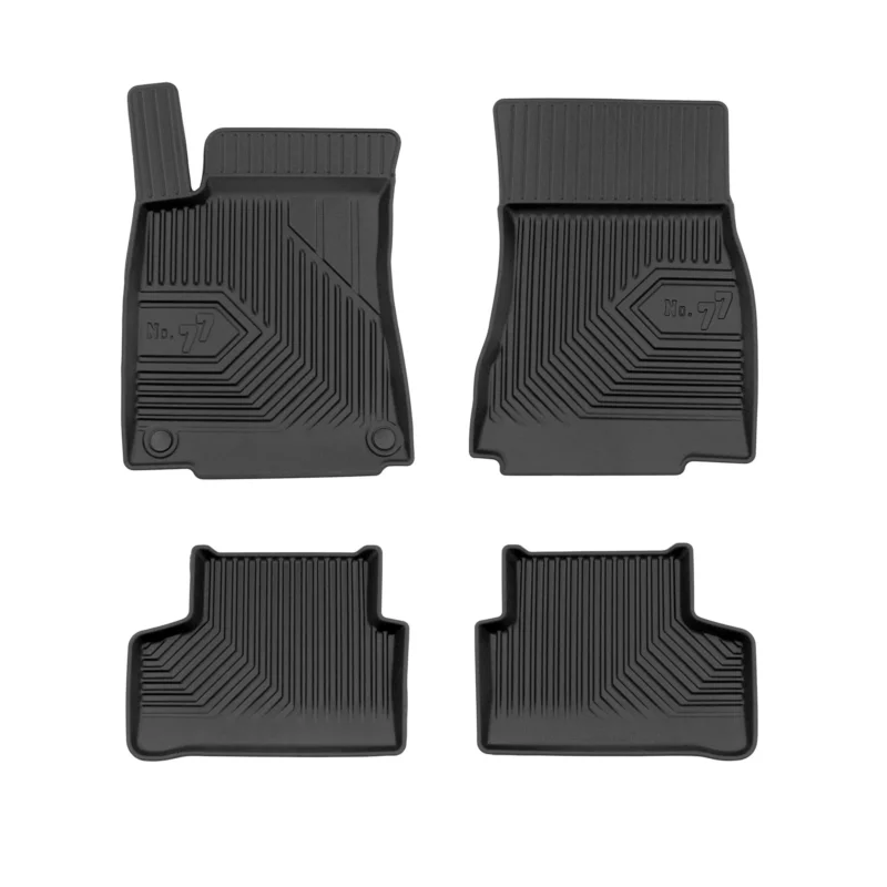 Fußmatten Gummimatten No.77 für Mercedes CLA C218 X218 2011-2018 TPE Schwarz