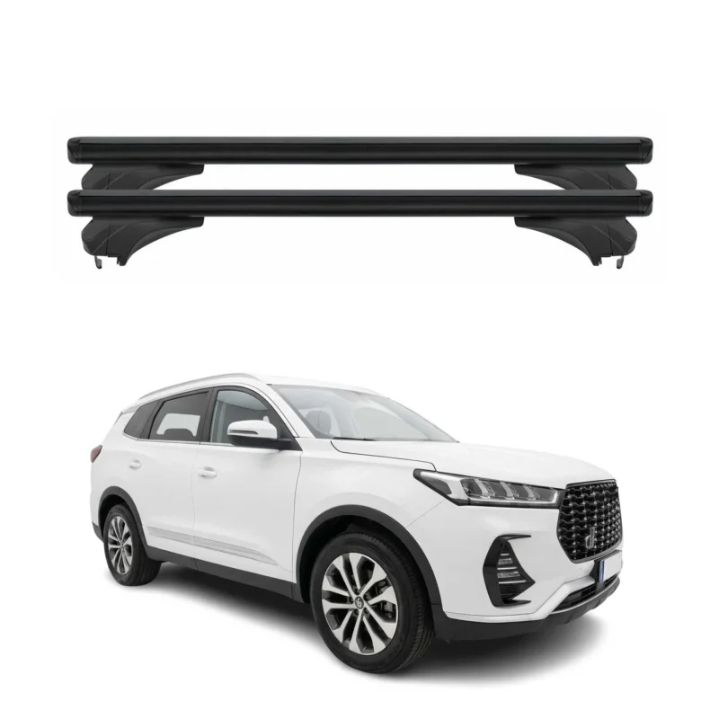 Menabo Dachträger für DR 7.0 2023-2026 Abschließbar Aluminium Schwarz 2 tlg