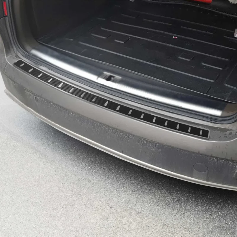 Ladekantenschutz für Audi A4 B8 Avant / Allroad 2008-15 Edelstahl carbon foliert