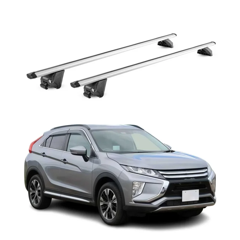 Dachträger für Mitsubishi Eclipse Cross 2018-2026 100kg Aluminium Silber 2x ABE