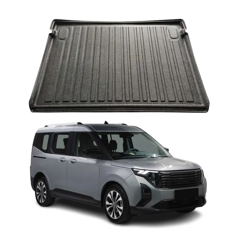 Kofferraumwanne Laderaumwanne für Ford Tourneo Courier 2023-26 Gummi TPE Schwarz