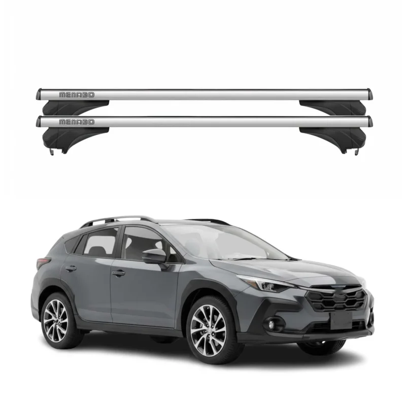 Menabo Dachträger Grundtäger für Subaru XV 2024-2026 Aluminium Silber 2 tlg