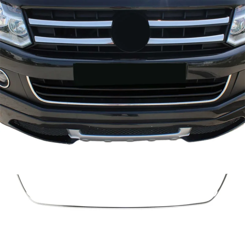Kühlergrill Leisten Grillleisten für VW Amarok 2010-2016 Edelstahl Chrom 1tlg