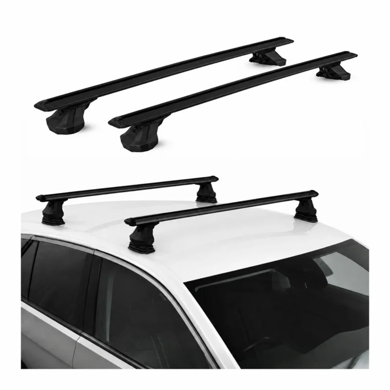 Dachträger Querträger für Mazda 3 (BL) 2009-2013 Aluminium 2 Stück TÜV Schwarz