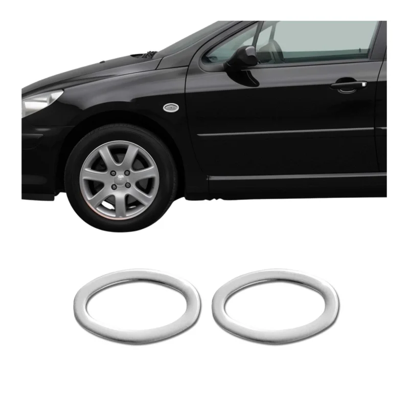 Blinkerrahmen Blinker für Citroen Berlingo C1 C2 C3 Jumpy Tourer Edelstahl 2x