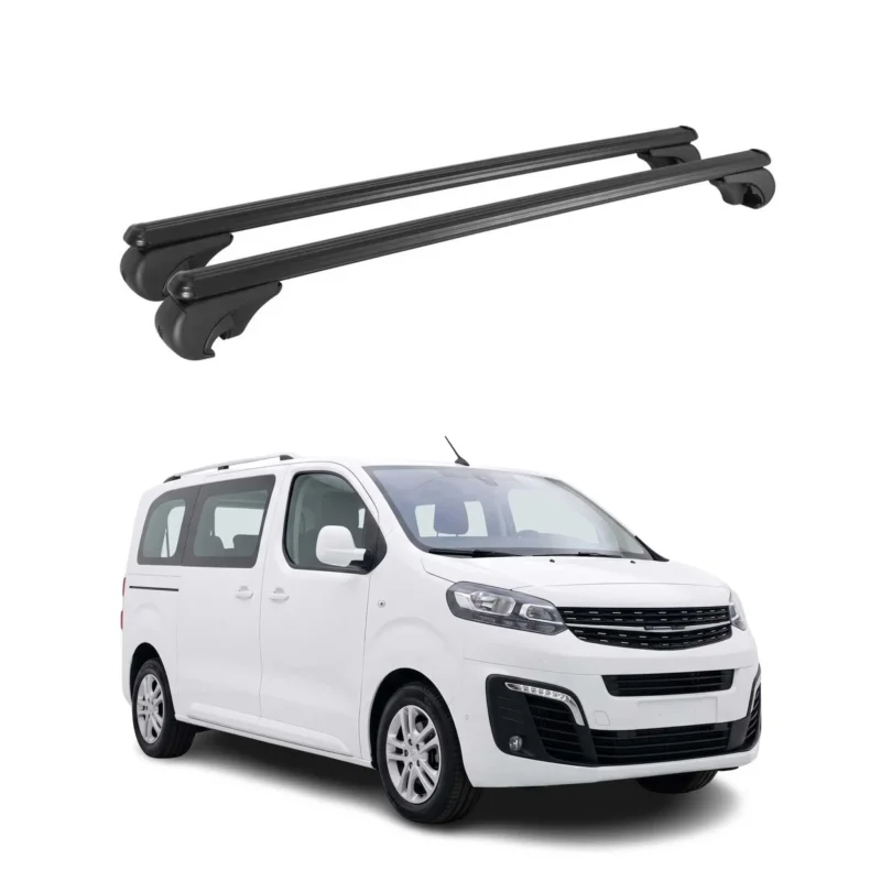 Dachträger Grundträger für Opel Vivaro C / Zafira Life 2019-2026 TÜV Alu Schwarz