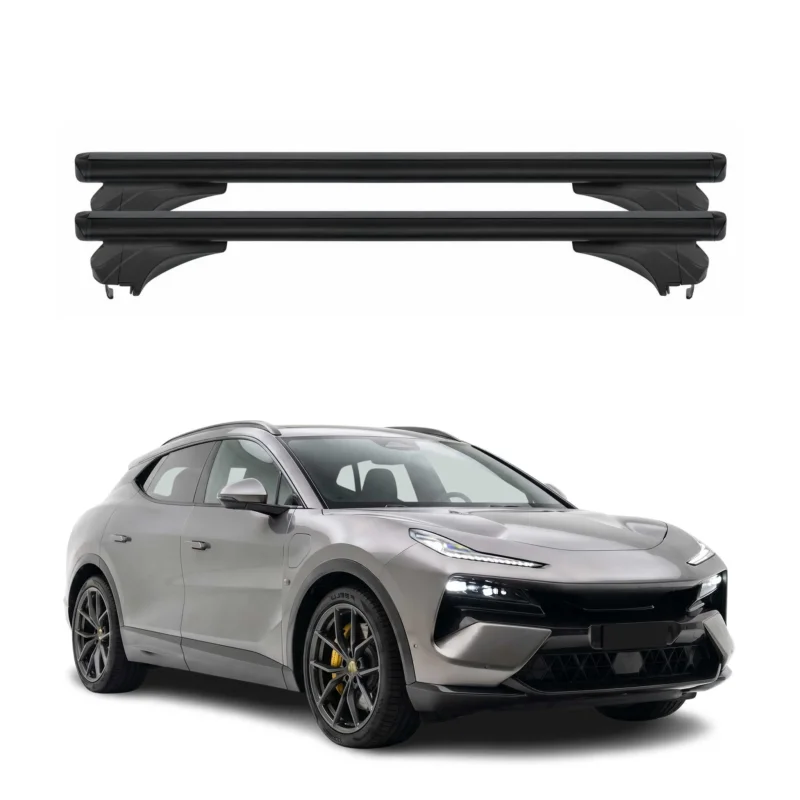 Menabo Dachträger für Lotus Eletre 2023-2026 Abschließbar Aluminium Schwarz 2tlg