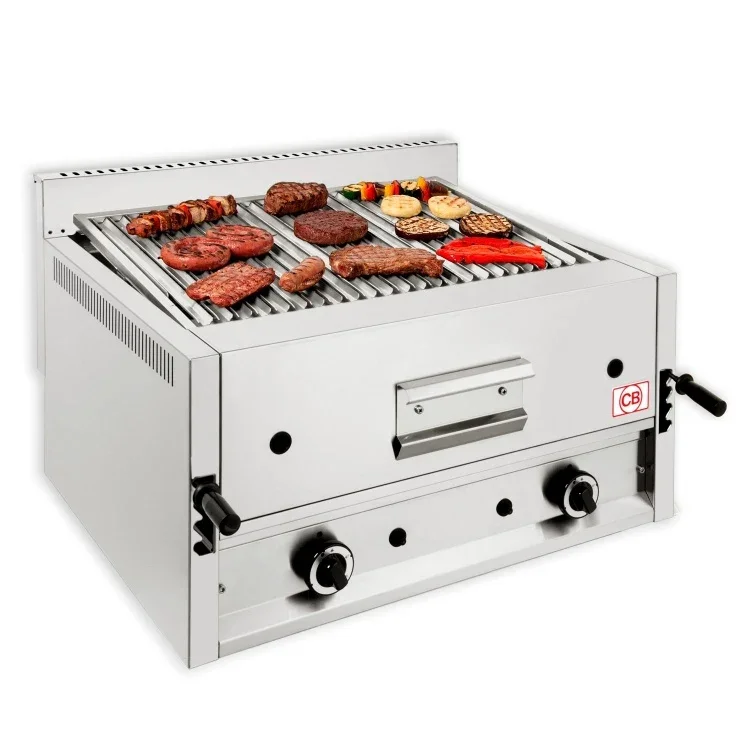 CB-Italy Lavastein-Gasgrill I-80/P (Mischgrillrost)
