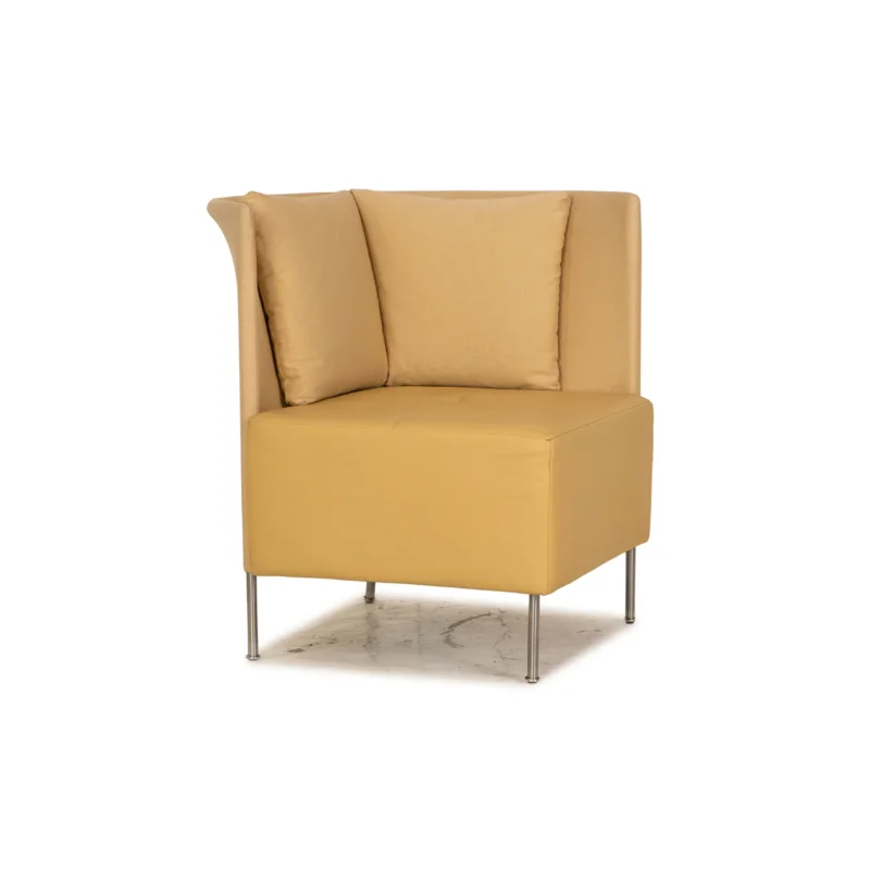 Montis Scene Leder Sessel Creme