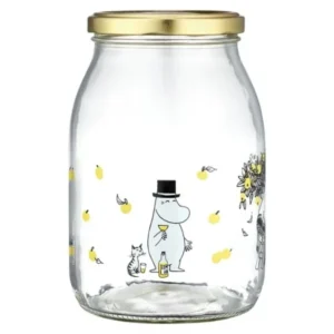 Moomin Schraubglas mit 1 Liter Fassungsvermögen für Marmelade oder ähnliches von Muurla